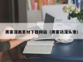 鄄城黑客漫画素材下载网站（黑客动漫头像）